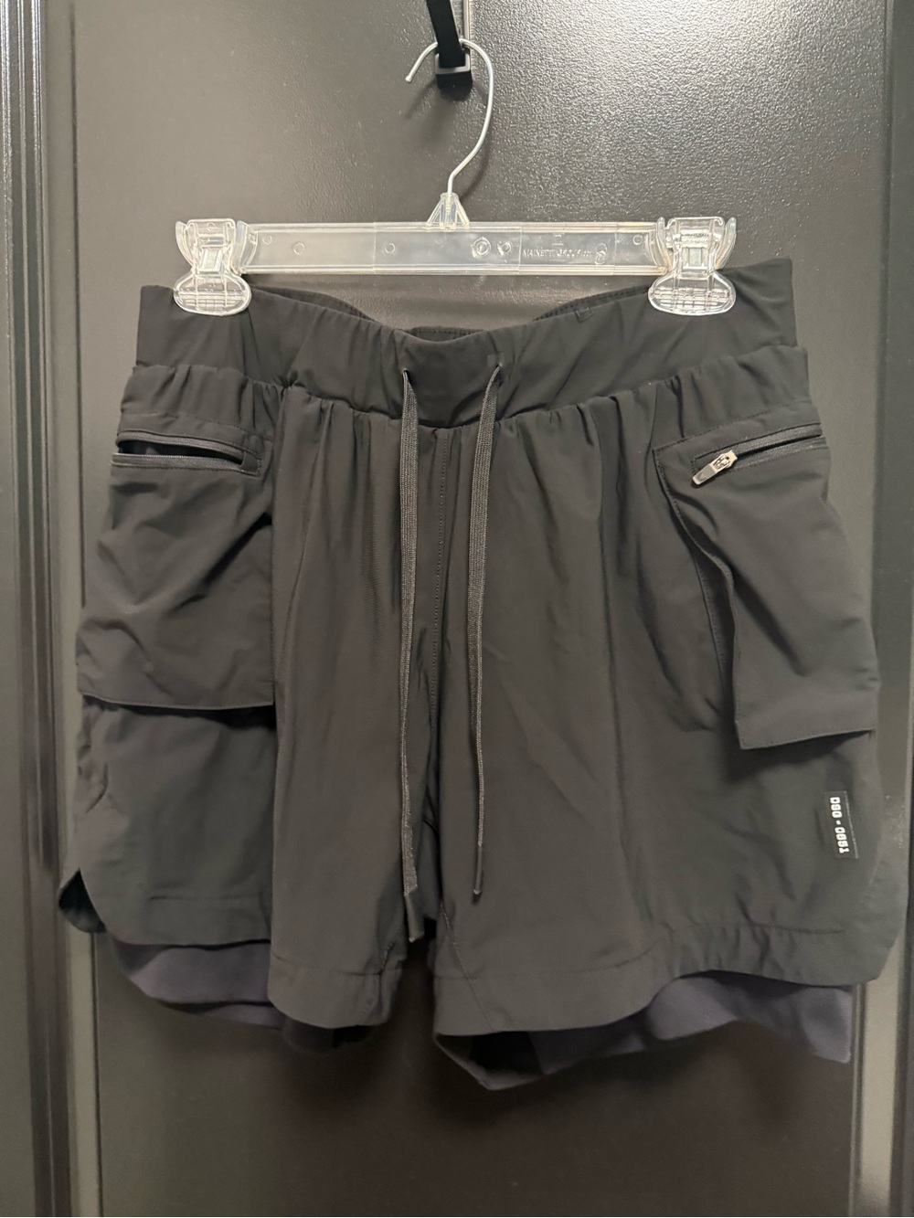 ASRV Men's Athletic Shorts in Black